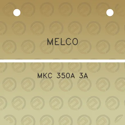 melco-mkc-350a-3a