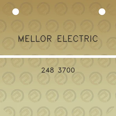 mellor-electric-248-3700