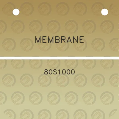 membrane-80s1000