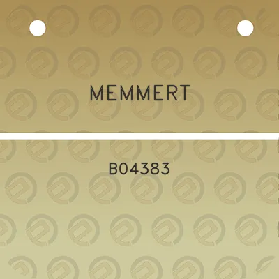 memmert-b04383