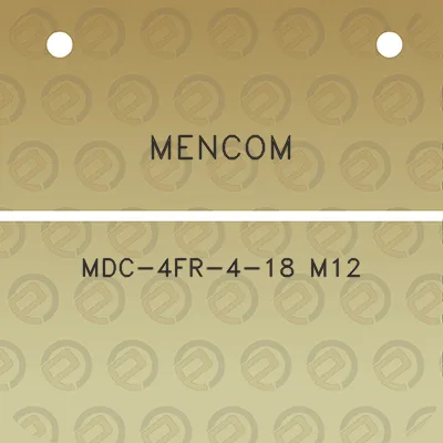 mencom-mdc-4fr-4-18-m12