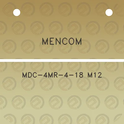 mencom-mdc-4mr-4-18-m12