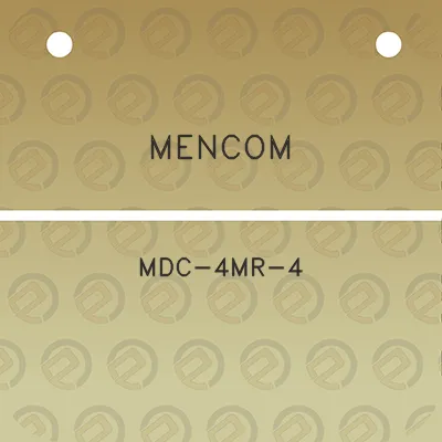 mencom-mdc-4mr-4