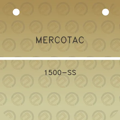 mercotac-1500-ss