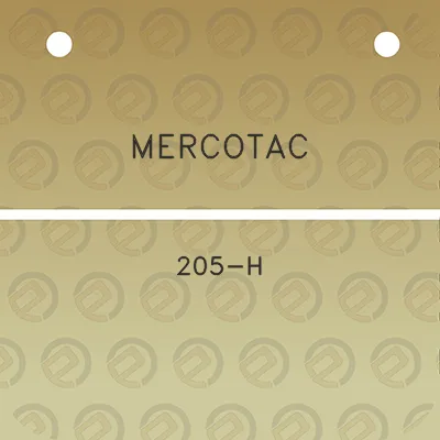 mercotac-205-h