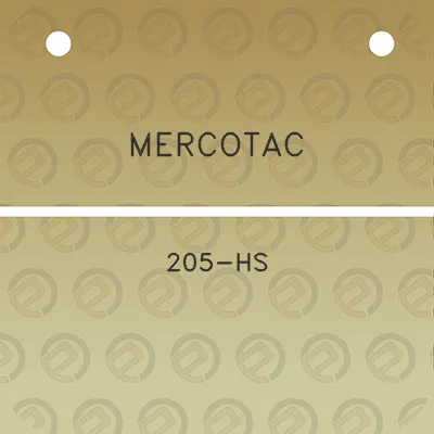 mercotac-205-hs