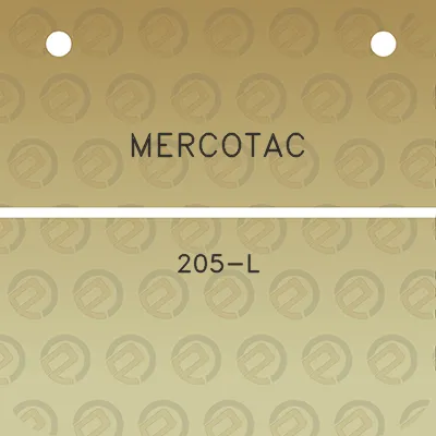 mercotac-205-l