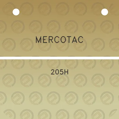 mercotac-205h