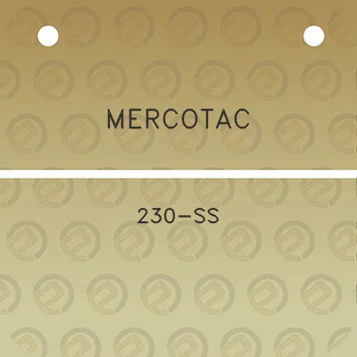 mercotac-230-ss