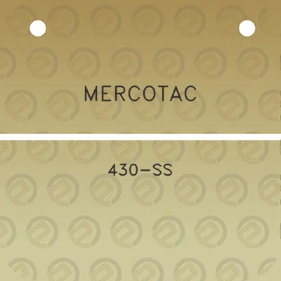 mercotac-430-ss