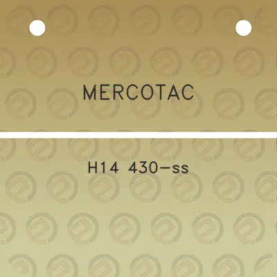 mercotac-h14-430-ss