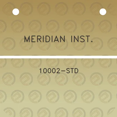 meridian-inst-10002-std