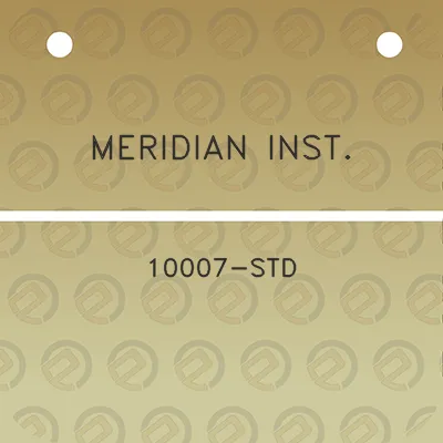 meridian-inst-10007-std