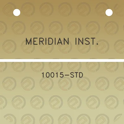 meridian-inst-10015-std