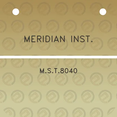 meridian-inst-mst8040