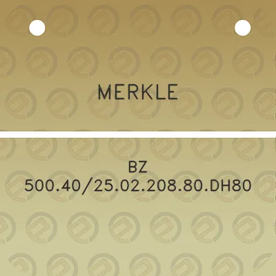 merkle-bz-50040250220880dh80