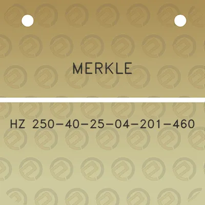 merkle-hz-250-40-25-04-201-460