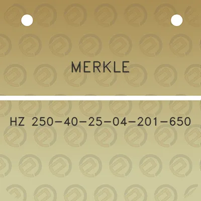 merkle-hz-250-40-25-04-201-650