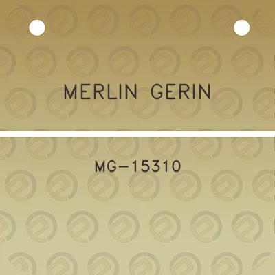 merlin-gerin-mg-15310