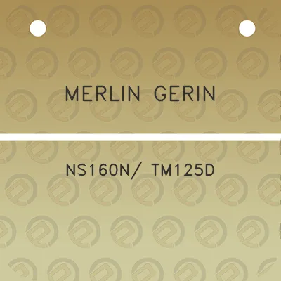 merlin-gerin-ns160n-tm125d