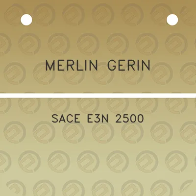 merlin-gerin-sace-e3n-2500