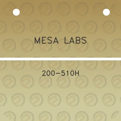 mesa-labs-200-510h