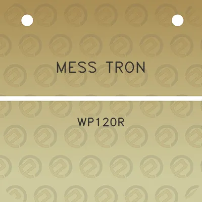 mess-tron-wp120r