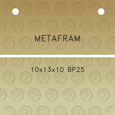 metafram-10x13x10-bp25