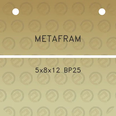 metafram-5x8x12-bp25