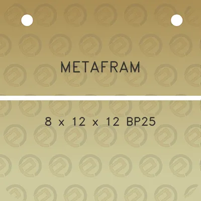 metafram-8-x-12-x-12-bp25