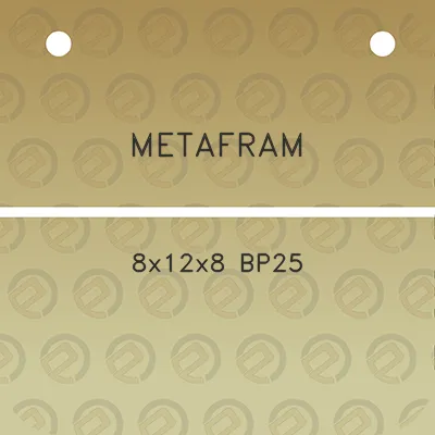 metafram-8x12x8-bp25