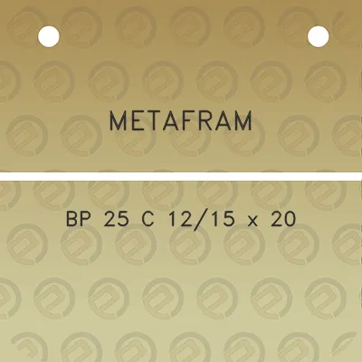 metafram-bp-25-c-1215-x-20