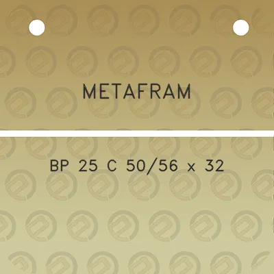 metafram-bp-25-c-5056-x-32