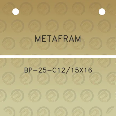 metafram-bp-25-c1215x16