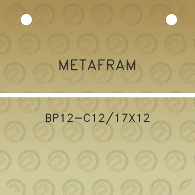 metafram-bp12-c1217x12