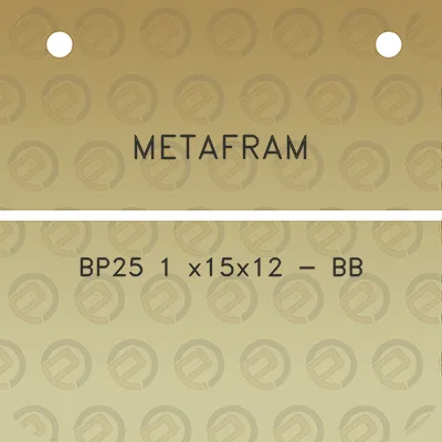 metafram-bp25-1-x15x12-bb