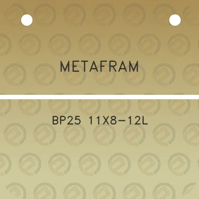 metafram-bp25-11x8-12l