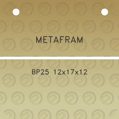 metafram-bp25-12x17x12