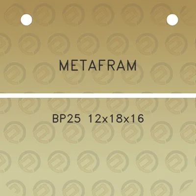 metafram-bp25-12x18x16