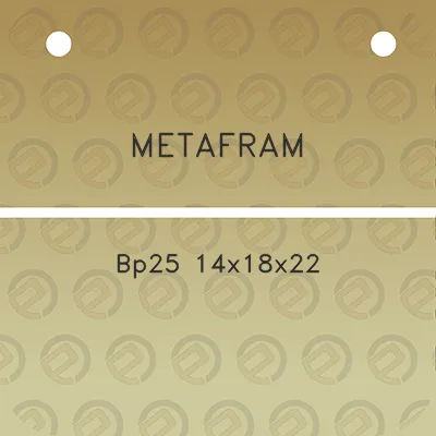 metafram-bp25-14x18x22