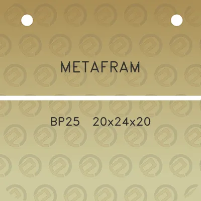 metafram-bp25-20x24x20