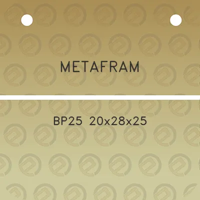 metafram-bp25-20x28x25