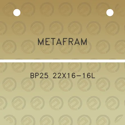 metafram-bp25-22x16-16l