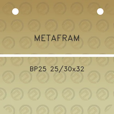 metafram-bp25-2530x32