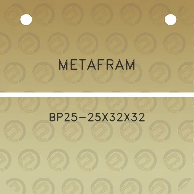 metafram-bp25-25x32x32