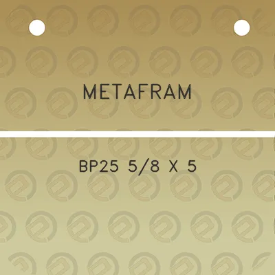 metafram-bp25-58-x-5