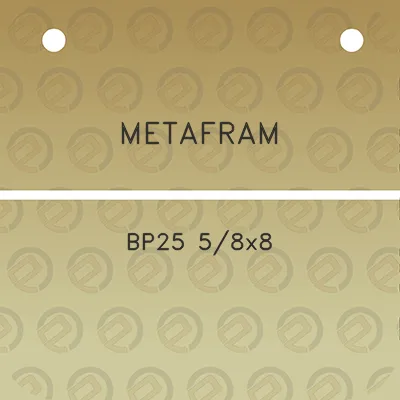 metafram-bp25-58x8