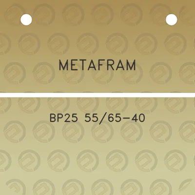 metafram-bp25-5565-40