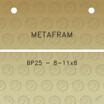 metafram-bp25-8-11x8