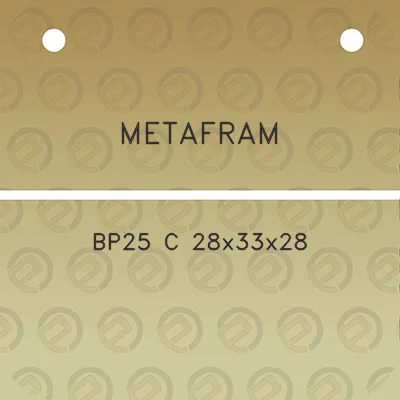 metafram-bp25-c-28x33x28